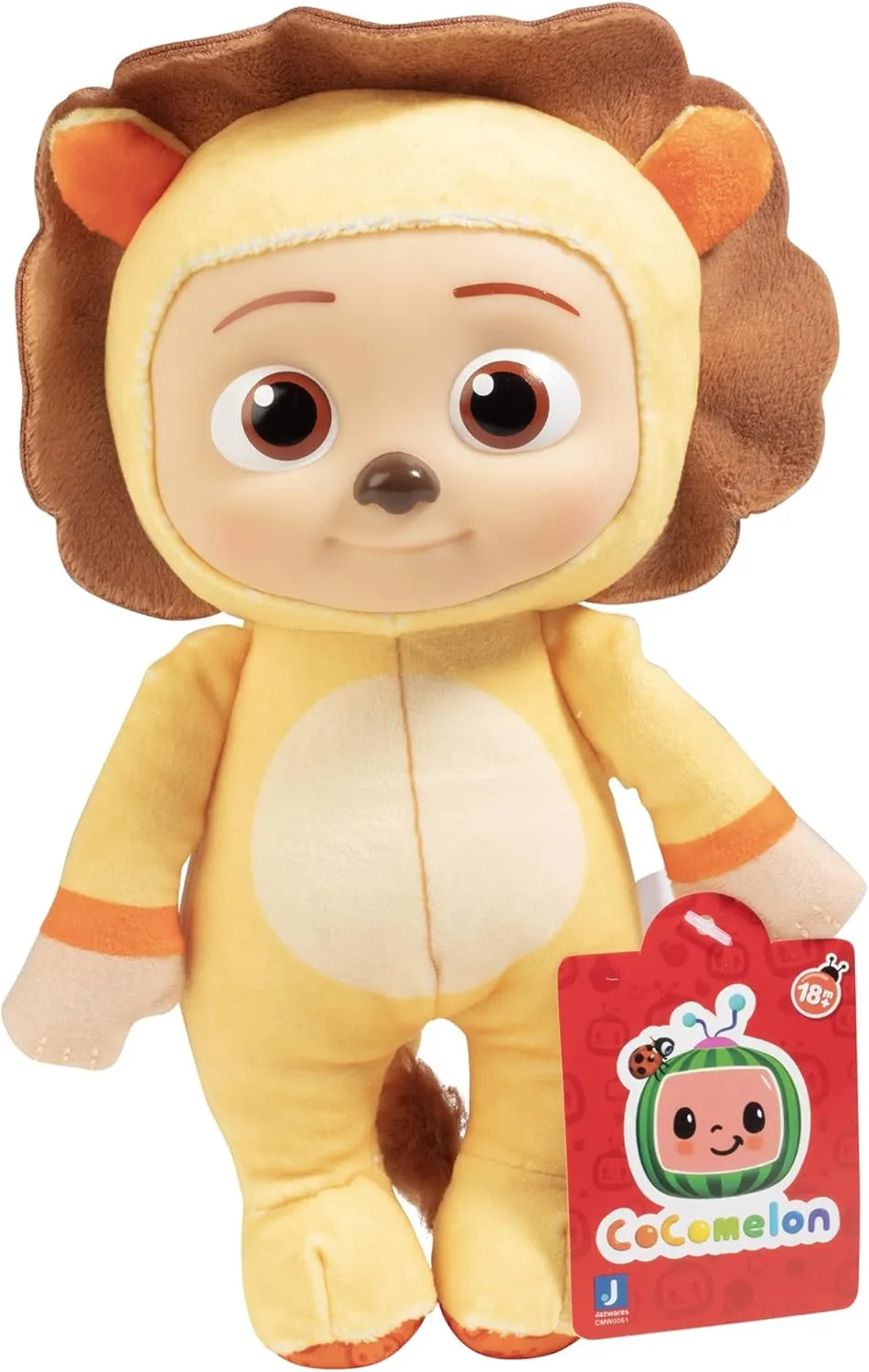 CoComelon 8-Inch JJ Lion & Koala Plush 2-Pack - Officially Licensed Soft & Squishy Stuffed Animal Doll Toys - Gift for Kids, Boys, Girls, Toddlers, Preschoolers - Ages 1-3 - Set of 2