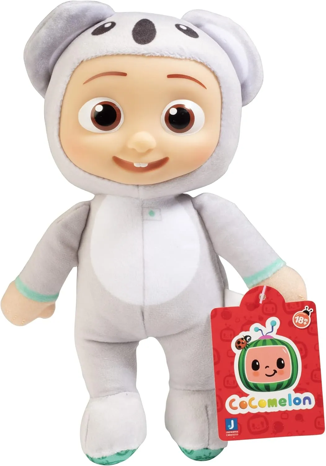 CoComelon 8-Inch JJ Lion & Koala Plush 2-Pack - Officially Licensed Soft & Squishy Stuffed Animal Doll Toys - Gift for Kids, Boys, Girls, Toddlers, Preschoolers - Ages 1-3 - Set of 2