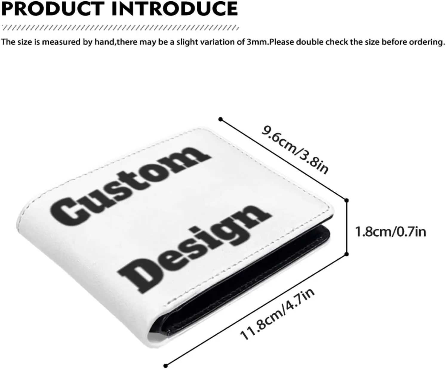 Coldinair Custom Wallet for Teen Boys Personalized Kids Boys Bifold Wallet Purse Leather Credit Card Cash Id Holder Cool Slim Bifold Small Coin Purses