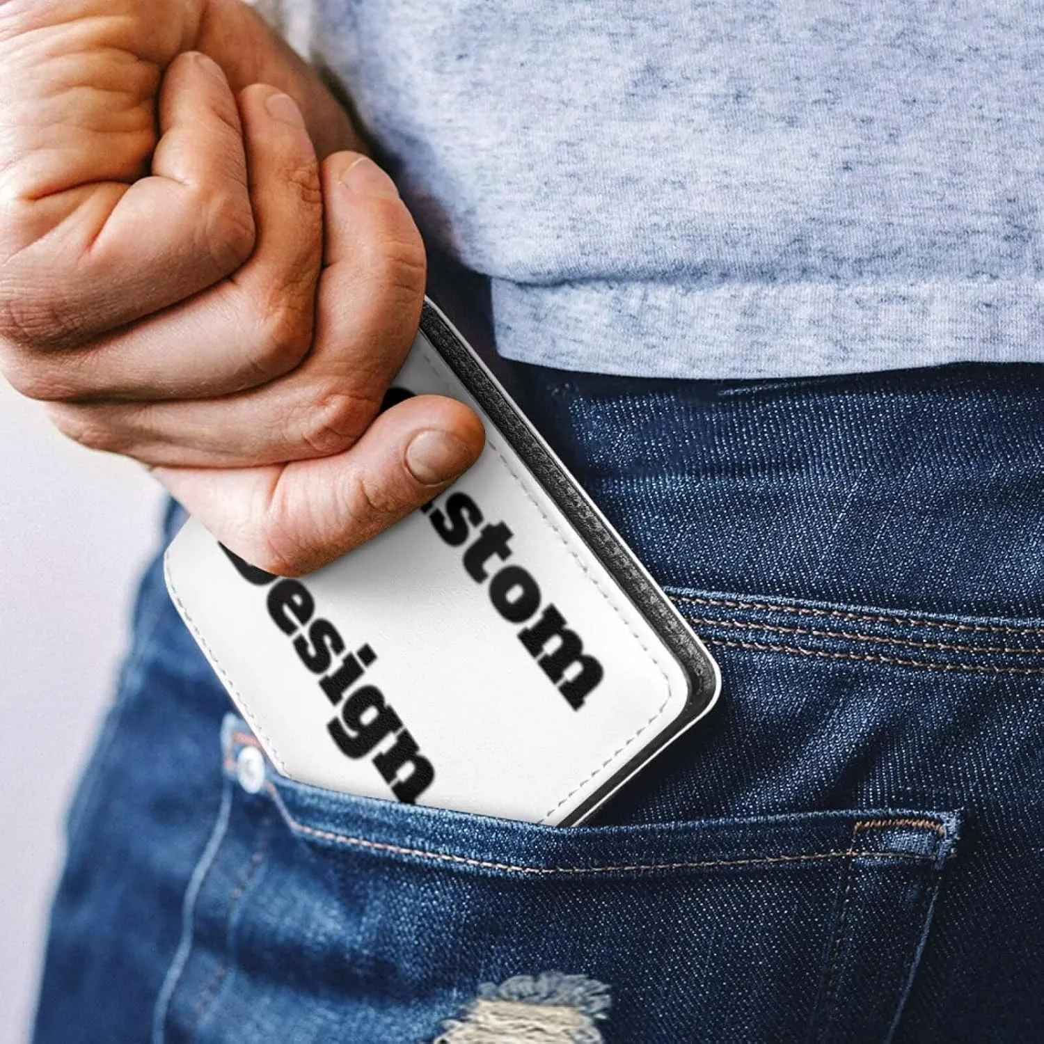 Coldinair Custom Wallet for Teen Boys Personalized Kids Boys Bifold Wallet Purse Leather Credit Card Cash Id Holder Cool Slim Bifold Small Coin Purses