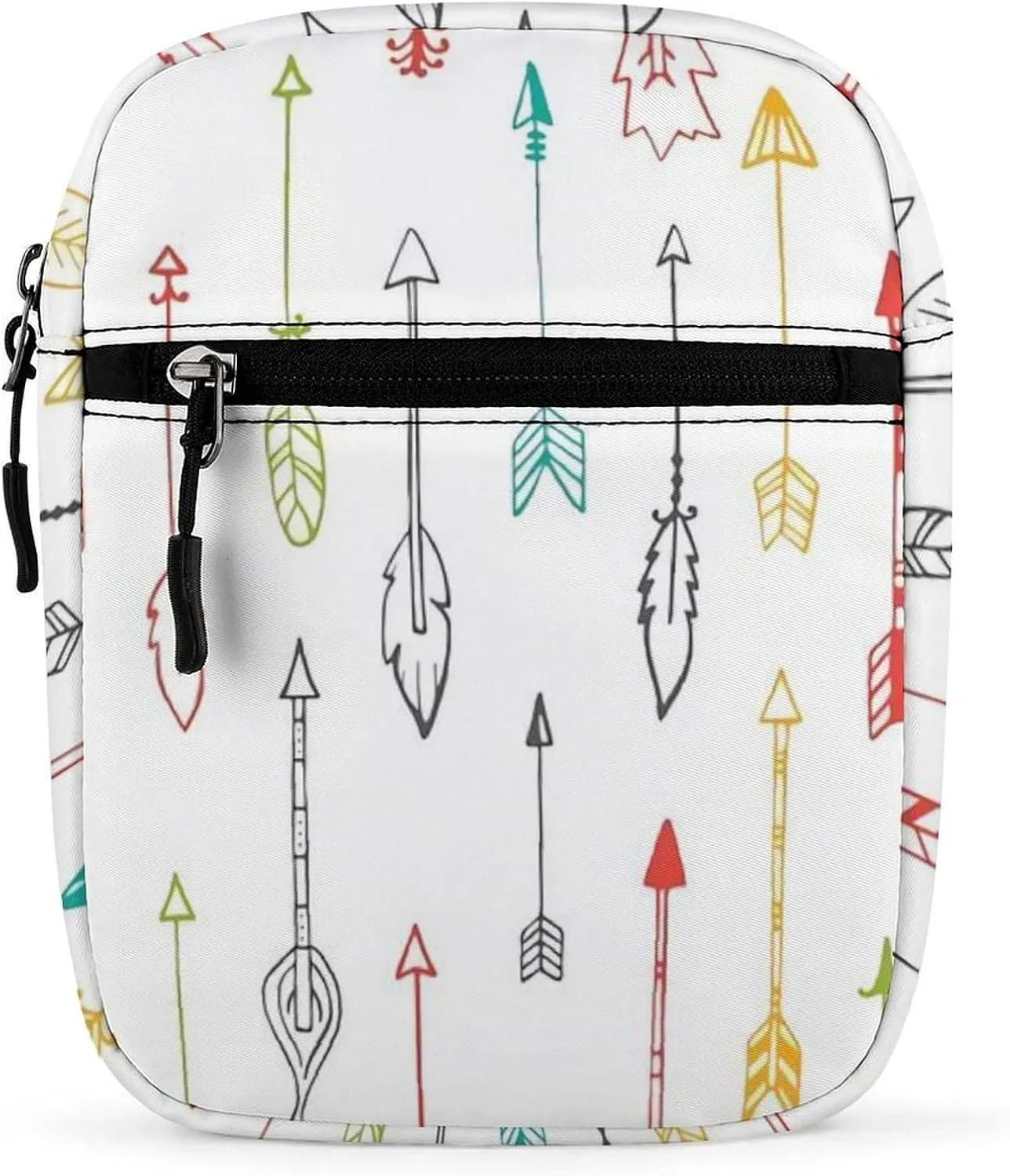 Colored Arrows Men's Crossbody Bag Small Messenger Shoulder Bags Sling Pack Gift for Women