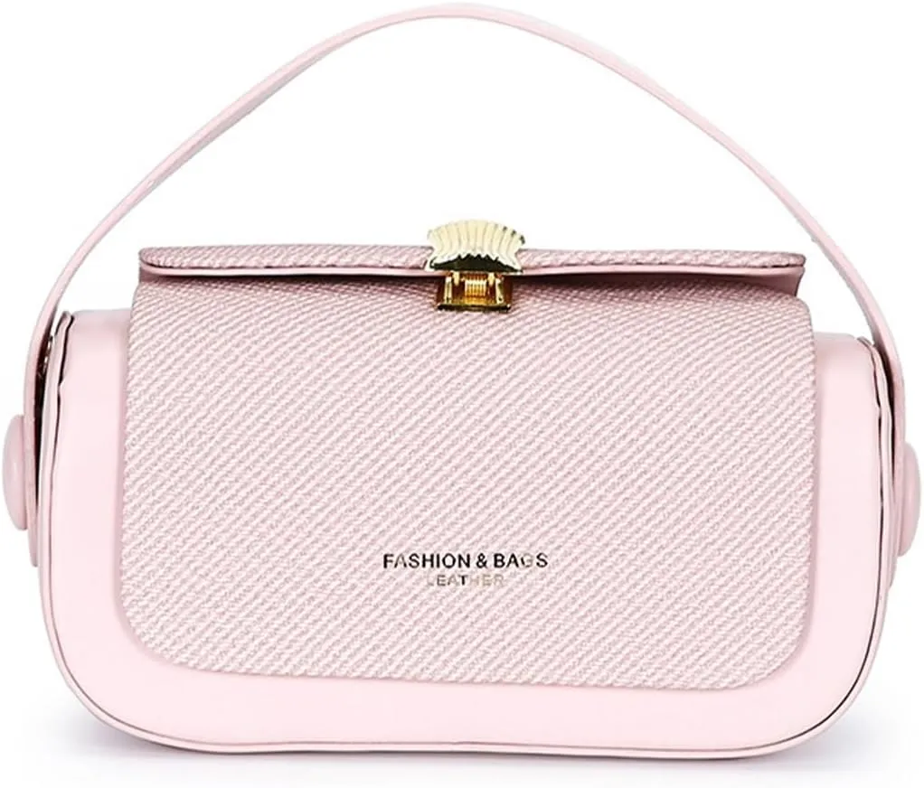 Colorful Fabric Flap Crossbody Bag for Women,Small Elegant Leather Top Handle Purses Mini Shoulder Travel Purse
