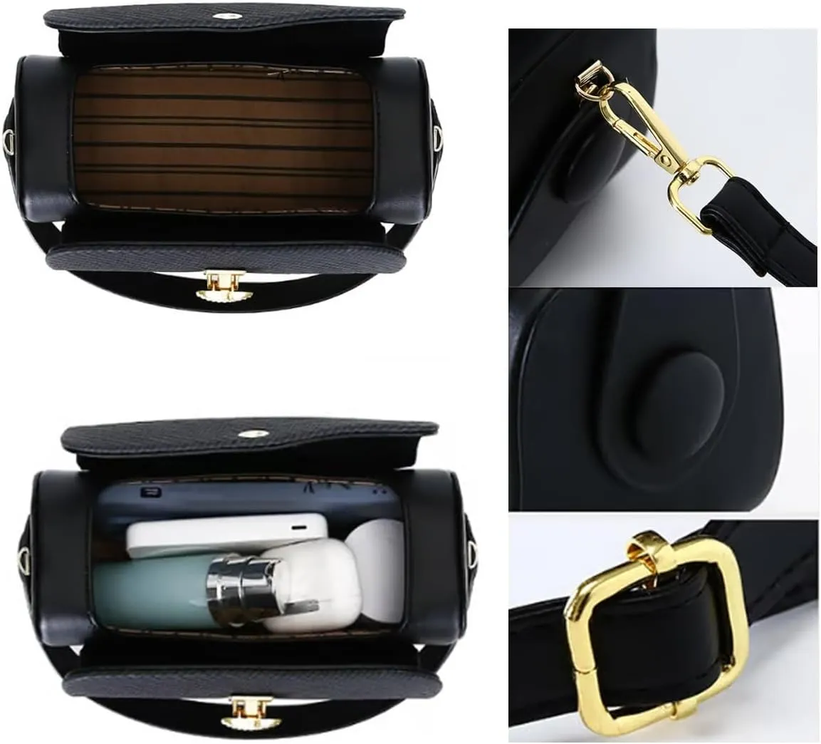 Colorful Fabric Flap Crossbody Bag for Women,Small Elegant Leather Top Handle Purses Mini Shoulder Travel Purse