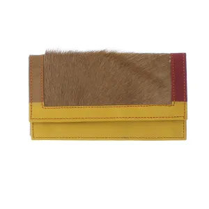 Colourful Animal Print Purse In Recycled Leather 10