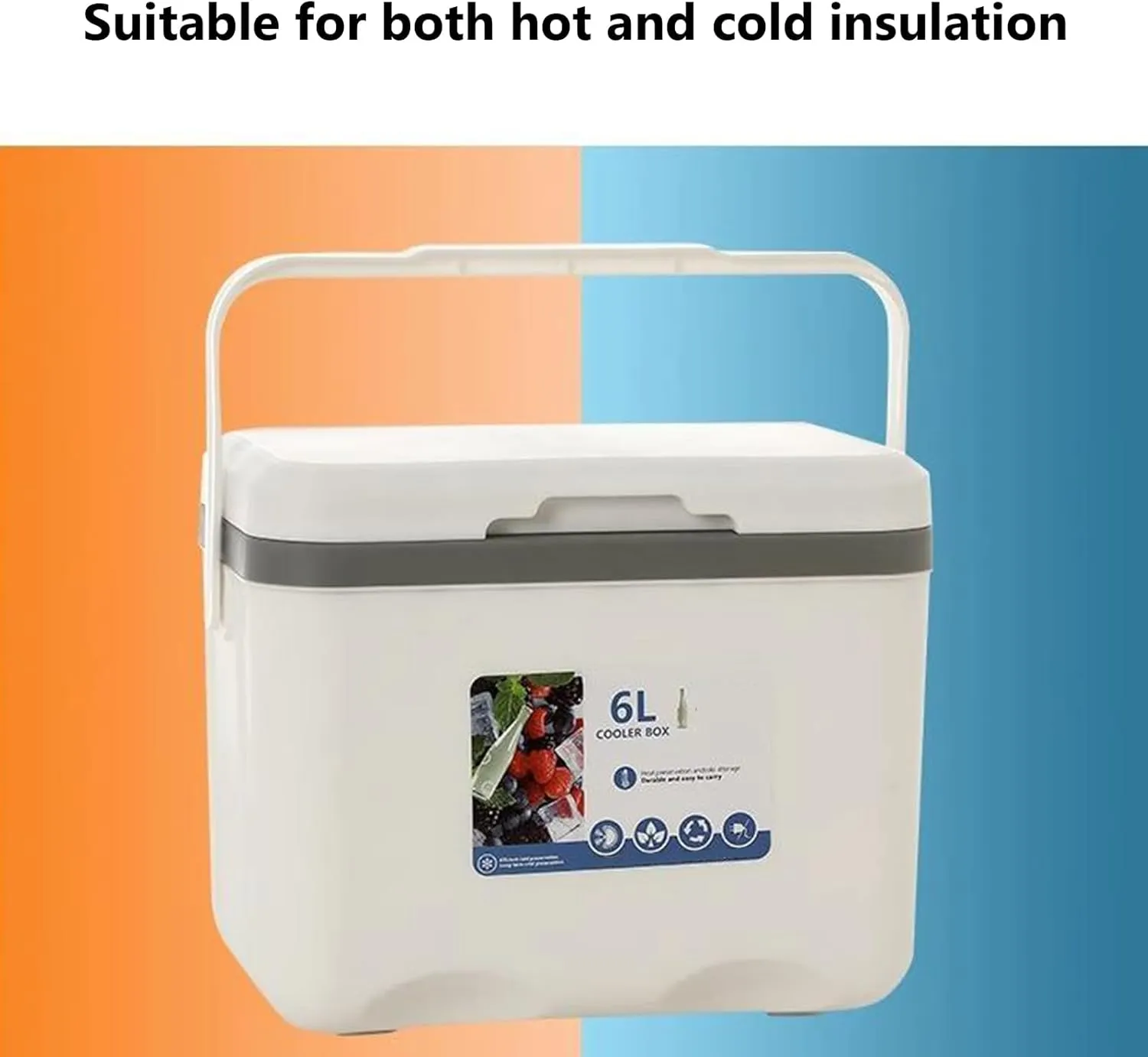 Cooler for Daihatsu Atrai/Ayla/Boon/Cast/Copen/Hijet/Rocky/Terios Insulated Hard Ice Box Large High-Performance Storage Box Portable Cool Picnic Box Festival Camping