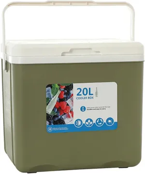 Cooler for Suzuki Cappuccino/Cervo/Concept/Kizashi/Liana/Samurai Insulated Hard Ice Box Large High-Performance Storage Box Portable Cool Picnic Box Festival Camping,C-33.5 * 25.5 * 32.5cm