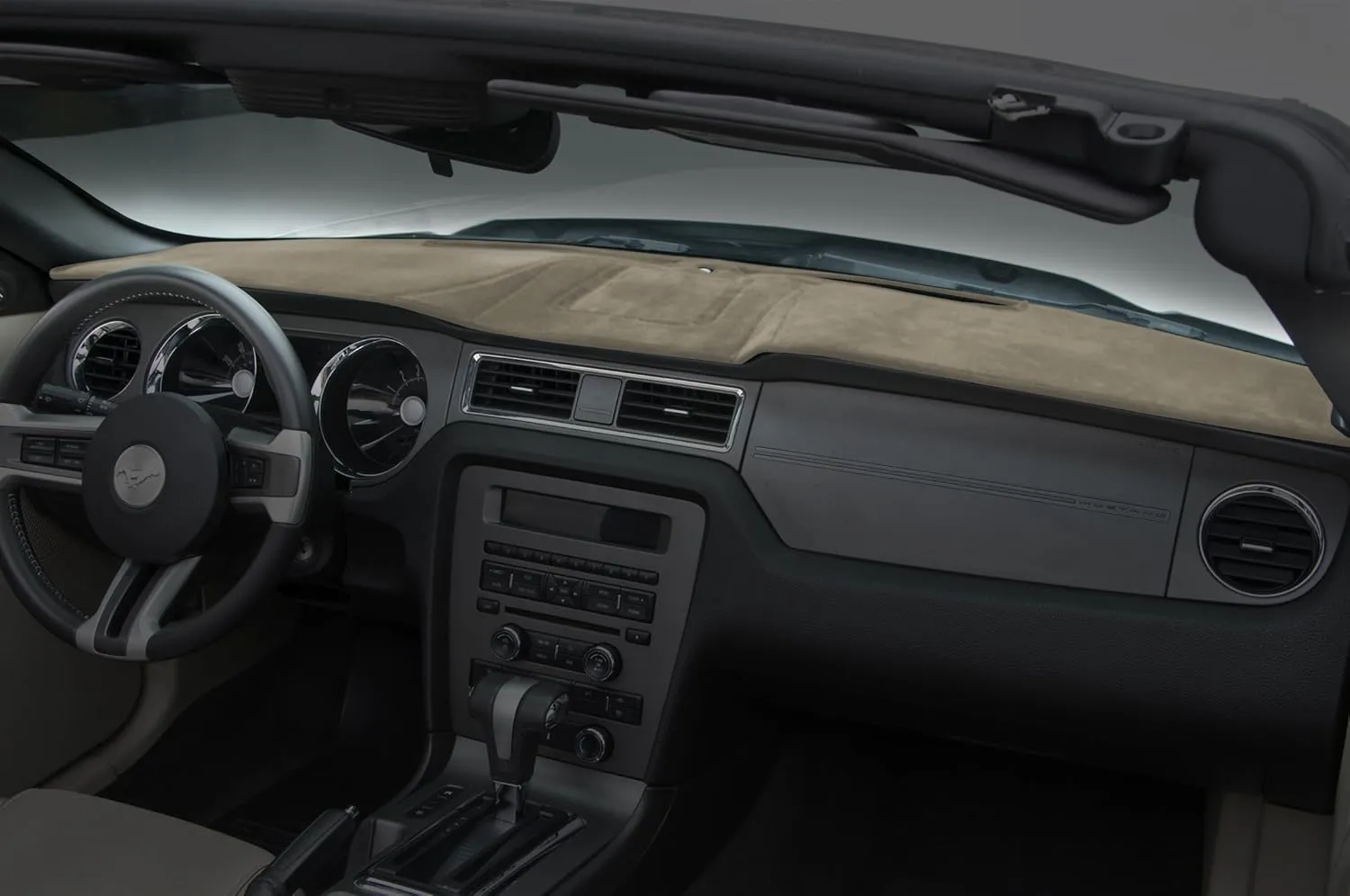 Coverking Custom Fit Dashboard Cover for Select Honda Accord Models - Velour (Taupe)