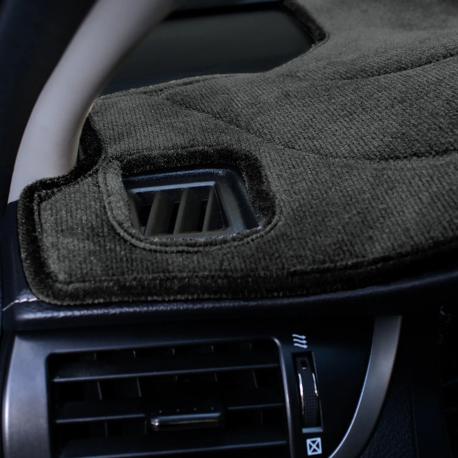 Coverking Custom Fit Dashcovers for Select Chrysler Town & Country Models - Velour (Charcoal)