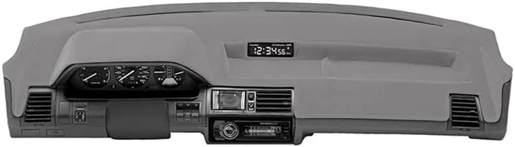 Coverking Dash Cover Mat Pad Custom Designed for Select Ford Bronco Dashboards: Velour Material, Gray