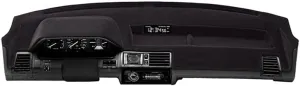 Coverking Dash Cover Mat Pad Custom Designed for Select Lexus ES350 Dashboards: Velour Material, Black