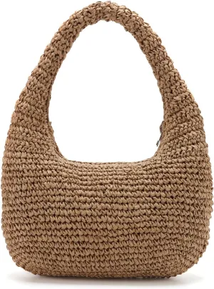 Crescent purse and dumpling bag for women