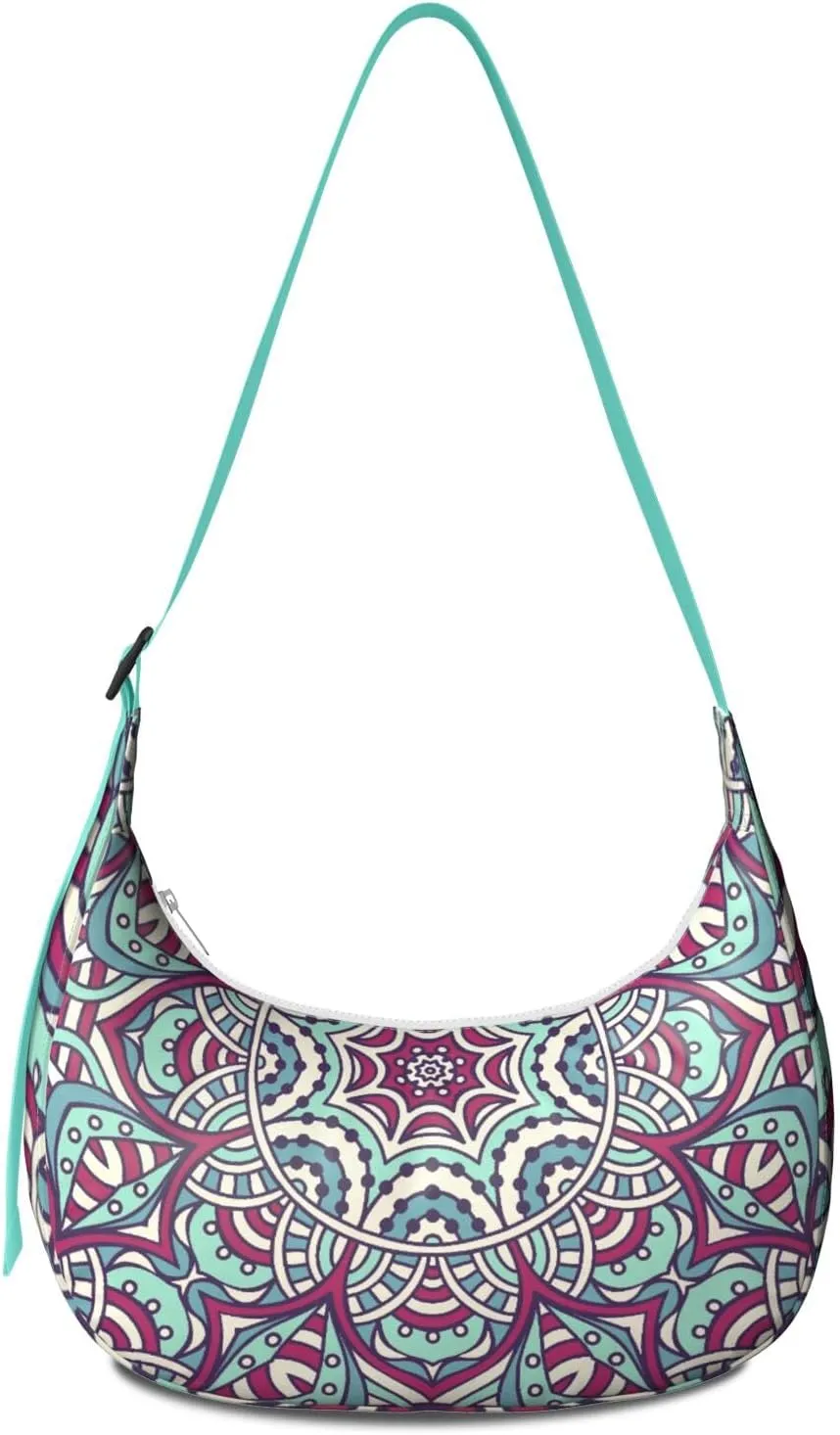 Crescent Shoulder Bag s for WomenTote Handbag Under the Arm Purses Mini Clutch Purse with Travel.