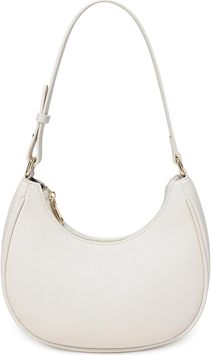 Crescent Shoulder Bags for Women Cute Hobo Tote Handbag Under the Arm Purses Mini Clutch Purse with Zipper Closure