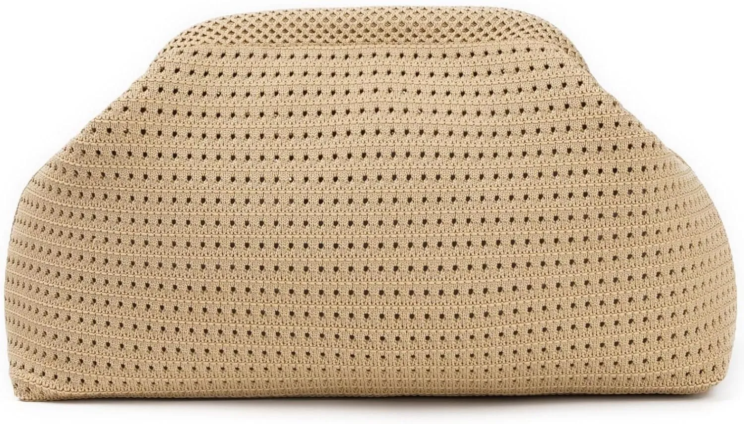 Crochet Clutch Summer Beach Purse Women 2025 Evening Handbag Woven Chain Crossbody Dumpling Knit Cloud Bag
