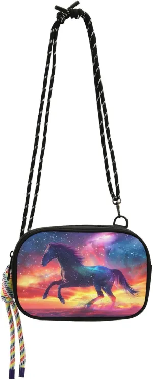 Crossbody Bag A Galloping Horse Roars in The Sky Phone Purse Small Handbag