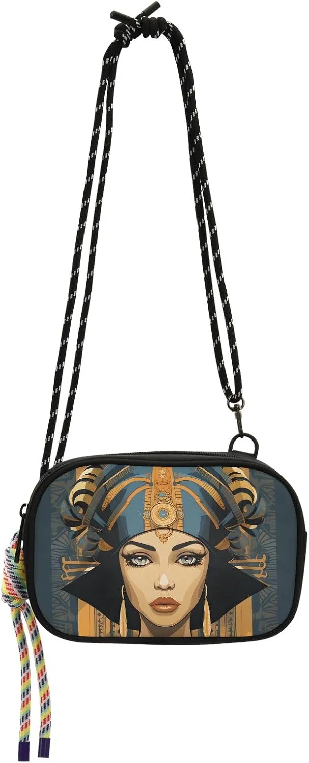 Crossbody Bag Ancient Egypt Painting Phone Purse Small Handbag