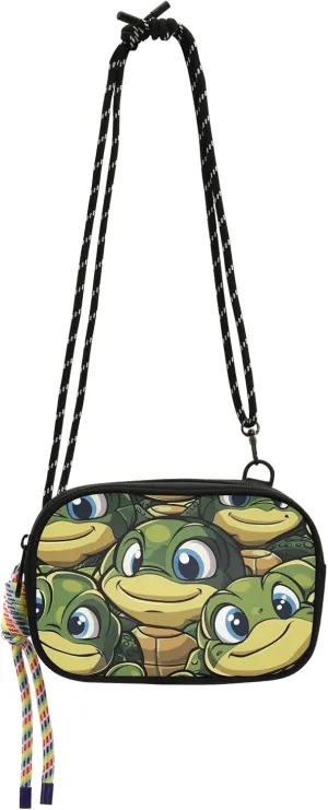 Crossbody Bag Cartoon Big Eyes Turtle Phone Purse Small Handbag
