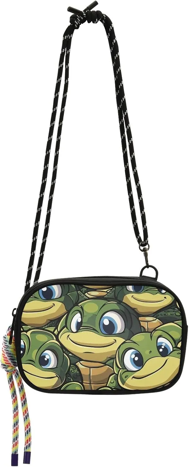 Crossbody Bag Cartoon Big Eyes Turtle Phone Purse Small Handbag