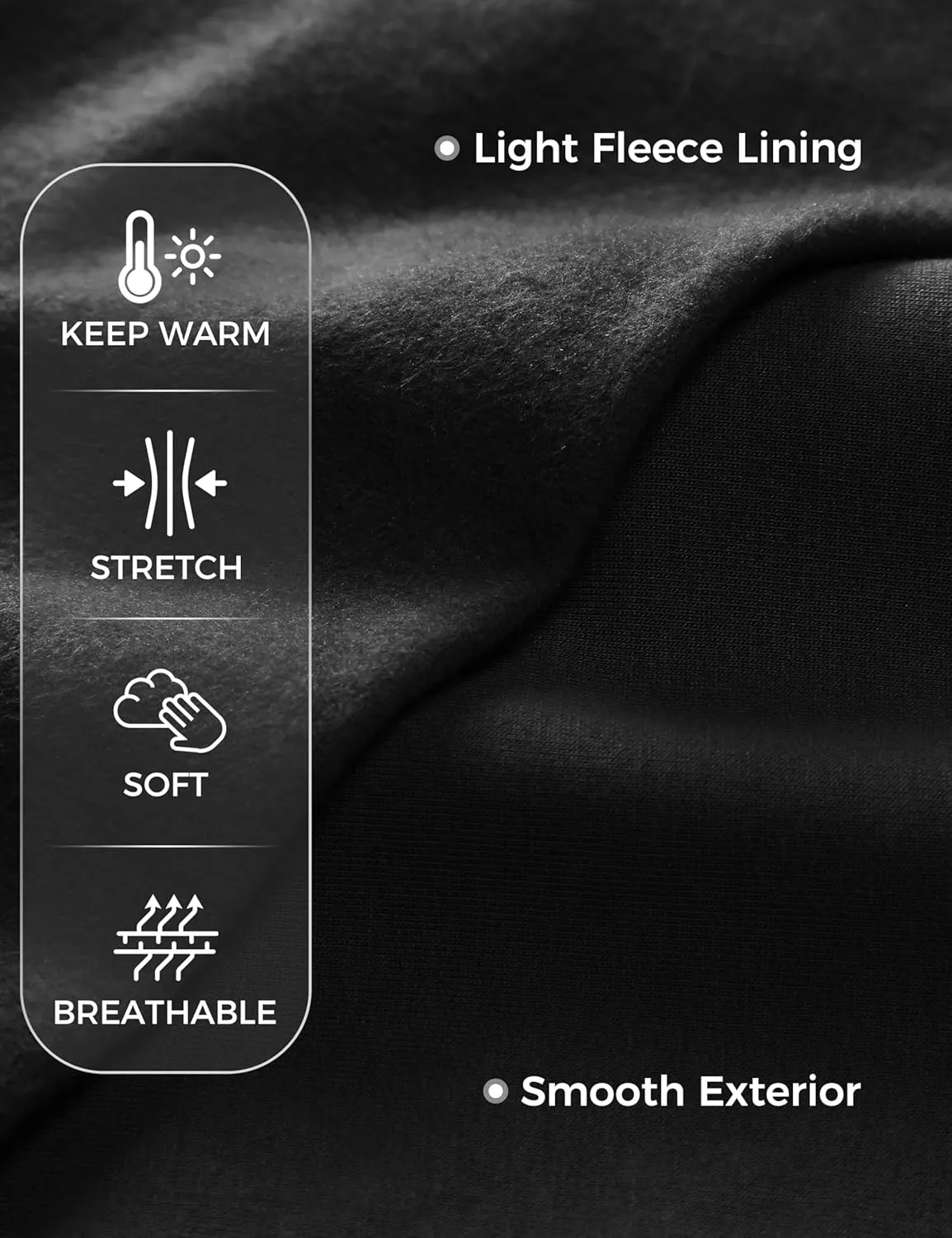 CRZ YOGA Womens Fleece Mock Neck Hoodie Oversized Pullover Long Sleeve Casual Workout Hooded Sweatshirts with Thumb Hole
