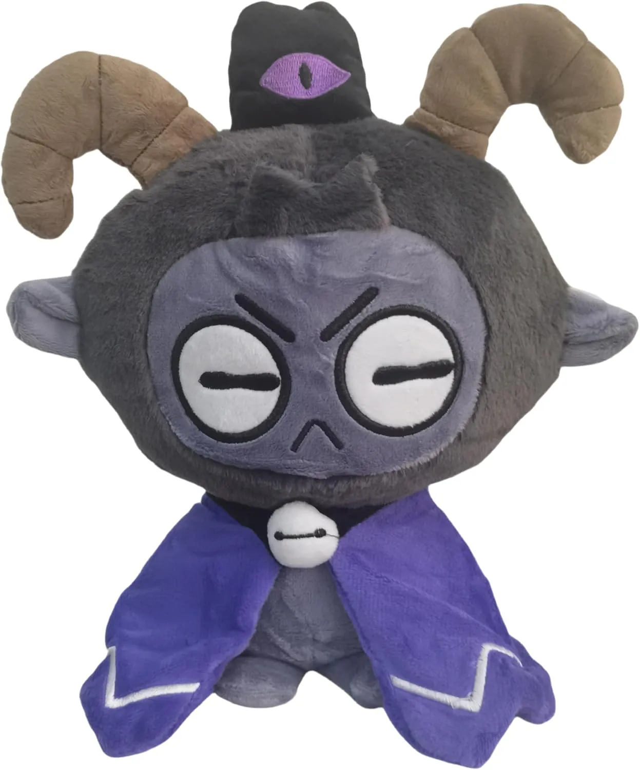 Cult of The Lamb Plush 7.8" Games Plushies Toy for Boys Girls Soft Stuffed Animal Pillow Doll Gift for Fans Kids (Grey)