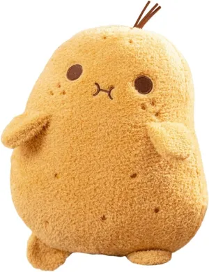 Cute Potato Plush Toy Kawaii Potato Stuffed Animal Soft Stuffed Food Potato Plushie Pillow Toys Doll Kids Gifts 9 Inches (Cute A), Medium, Light Brown, JLYY2401058