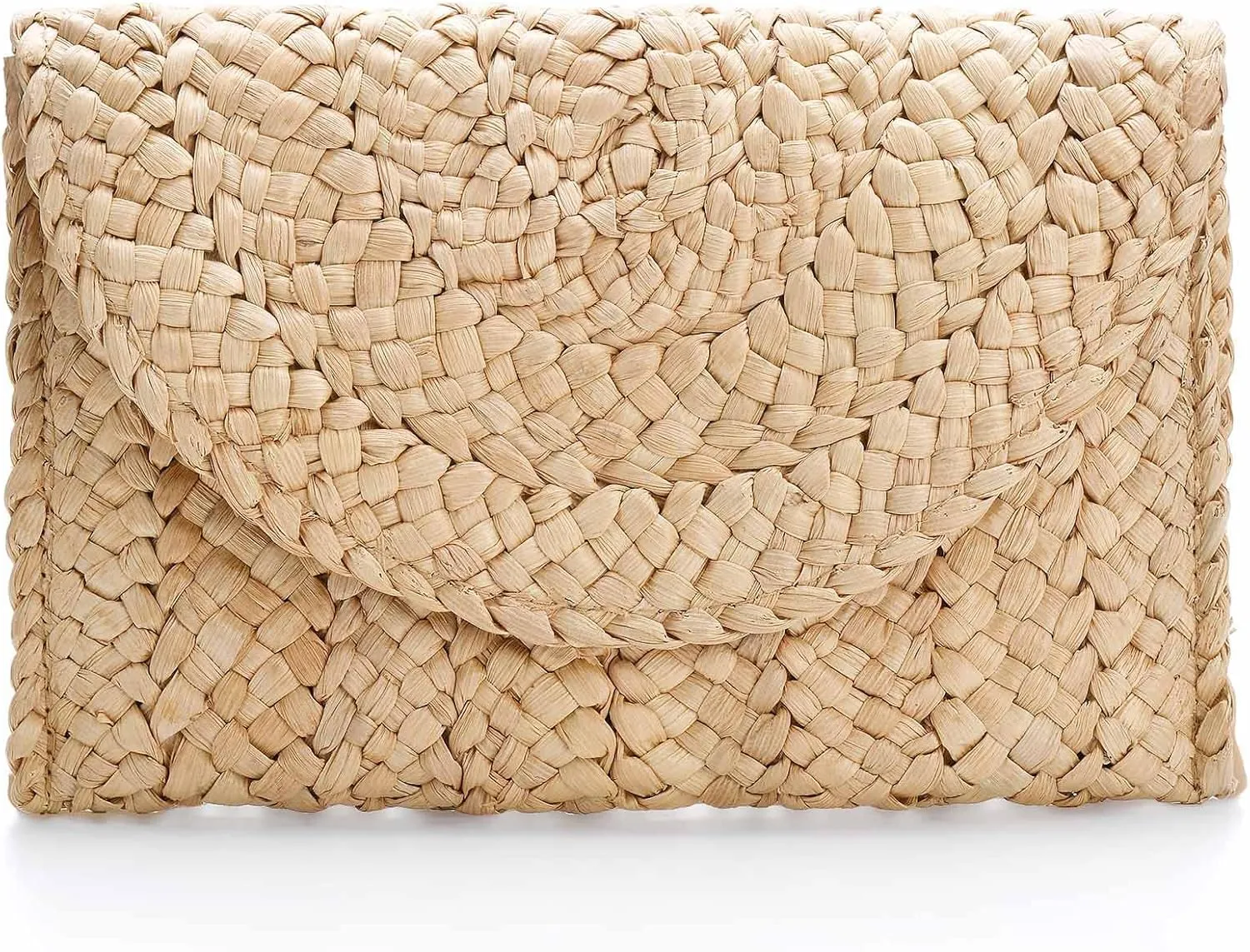 Dailyacc Straw Shoulder Bag For Women Woven Purse Beach Envelope Clutch Straws Wallet