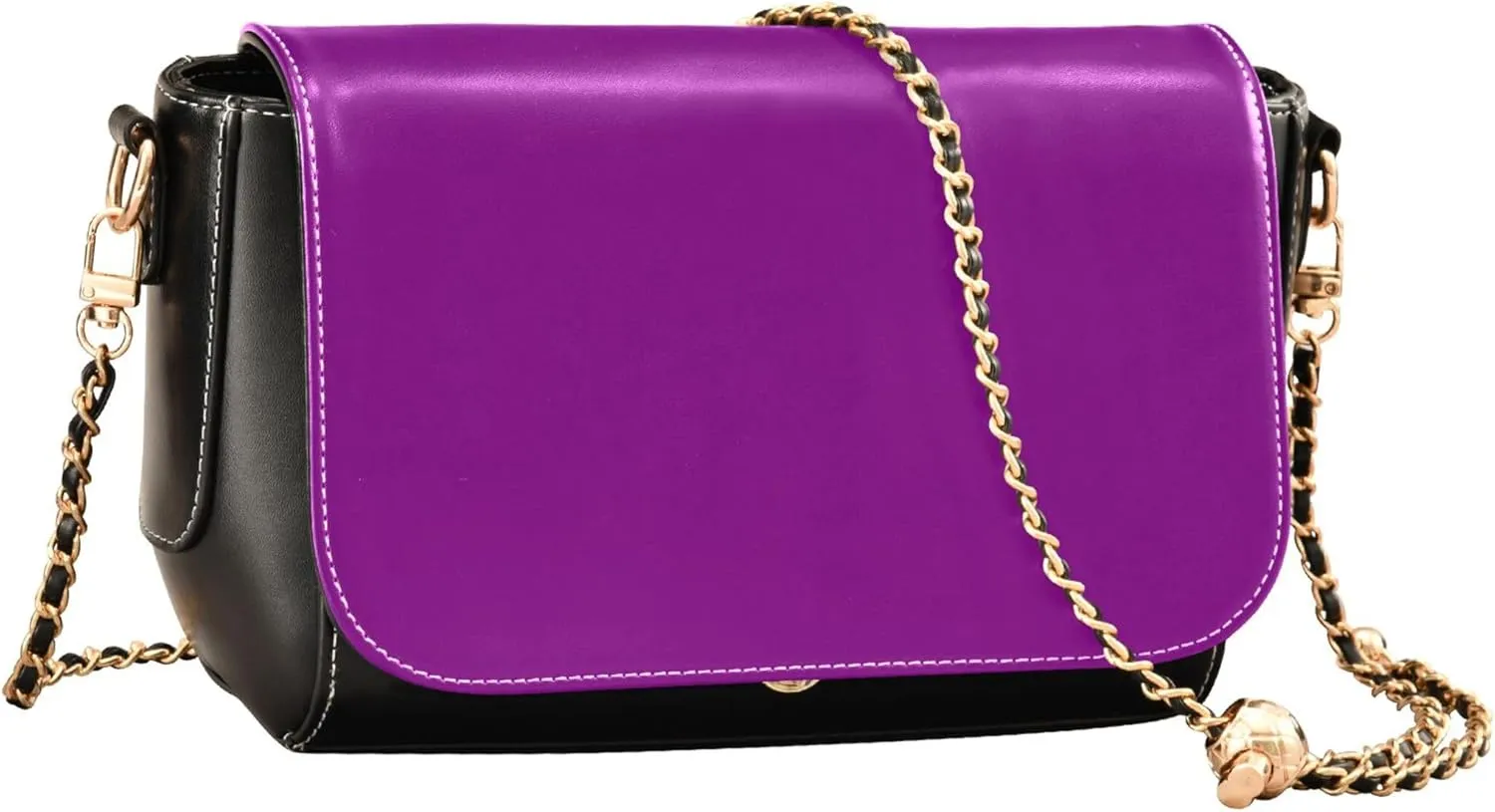 Dark Magenta Crossbody Bags for Women PU Leather Purse Handbag Dark Magenta