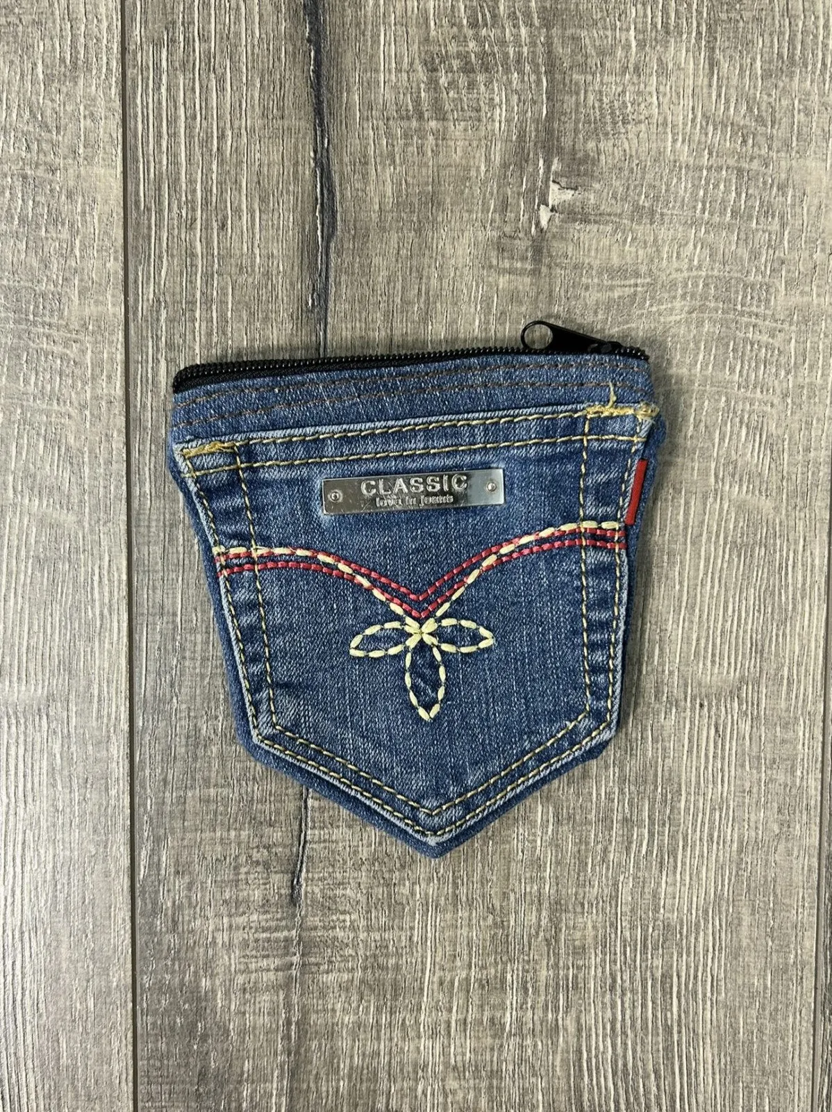 Denim Pocket Coin Purse