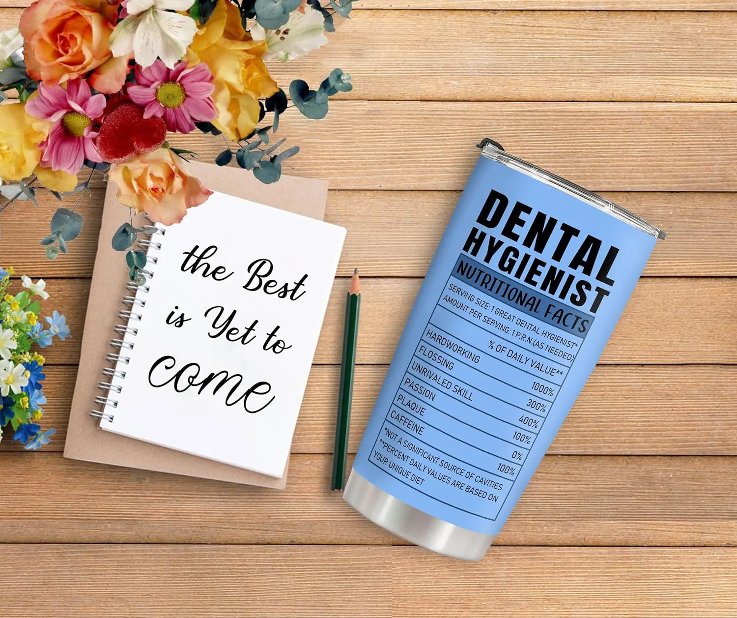 Dental Hygienist Gift for Women Tumbler 20Oz Dentist Dental Assistant Gifts for Coworkers Friends Students Graduation Birthday Gift, Appreciation Gifts for Dentals Hygienist Coffee Travel Cups