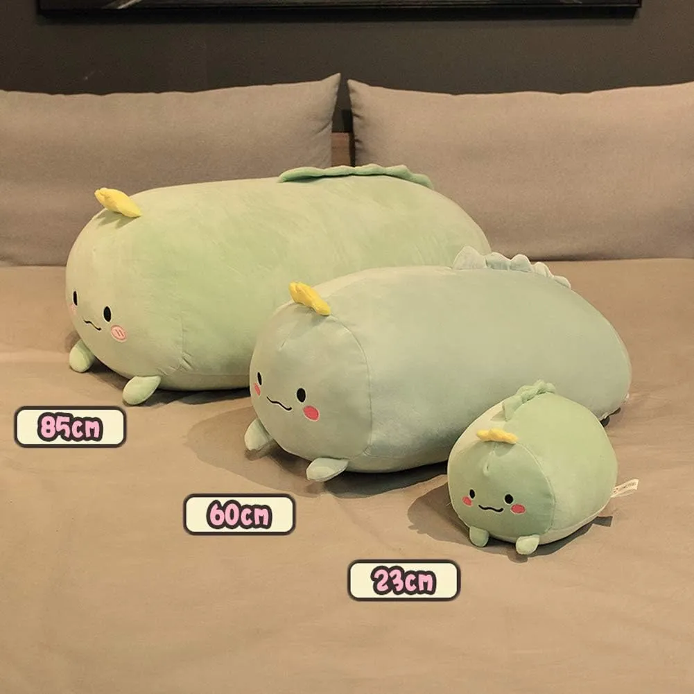 Dinosaur Plush Hugging Pillow, Dinosaur Stuffed Animals Toys Soft Body Pillow, 33.5"