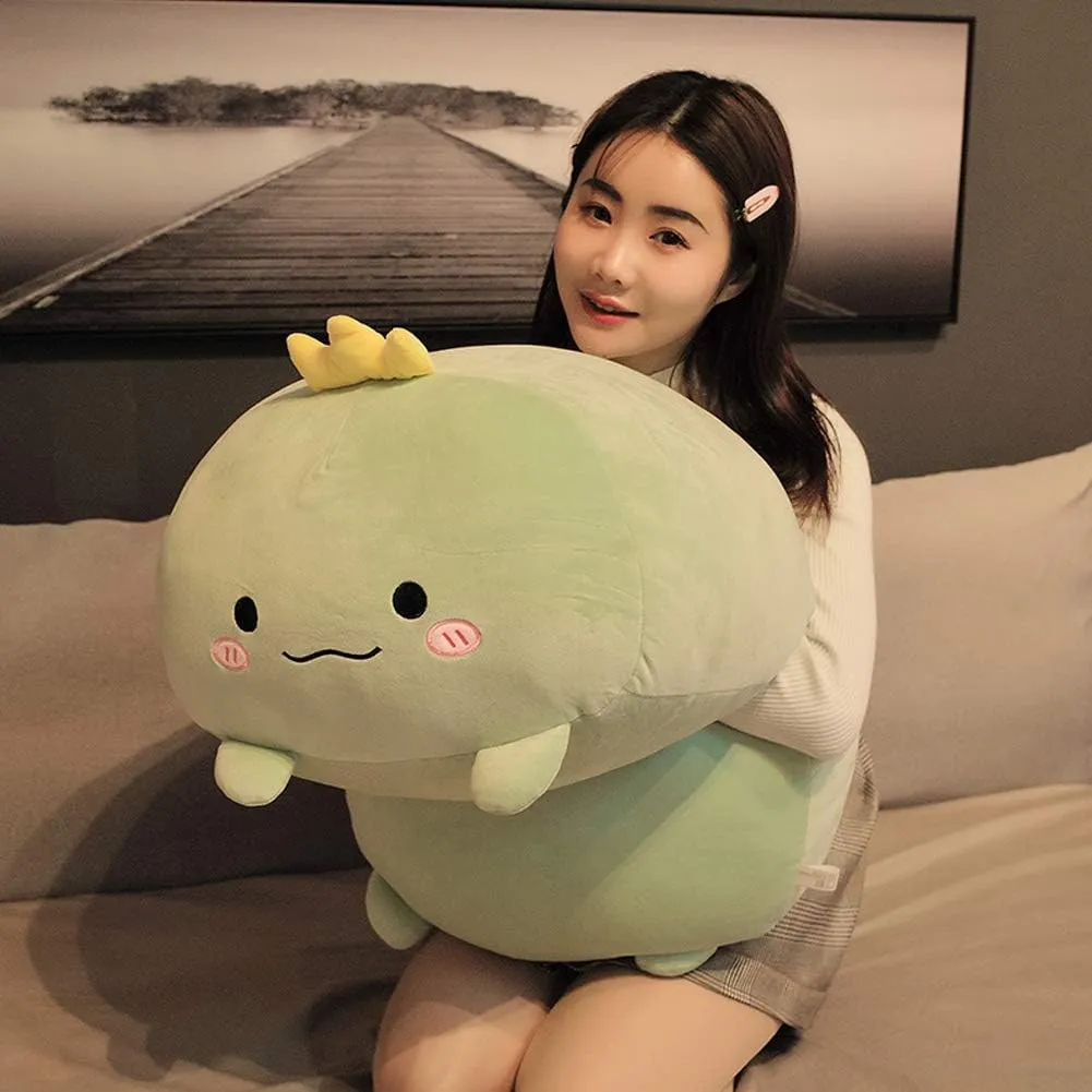 Dinosaur Plush Hugging Pillow, Dinosaur Stuffed Animals Toys Soft Body Pillow, 33.5"