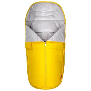 Diono All Weather Stroller Footmuff, Universal Fit from Baby to Toddler with Cozy Super Soft Padding, Weatherproof, Water Resistant Lining, Yellow Sulphur