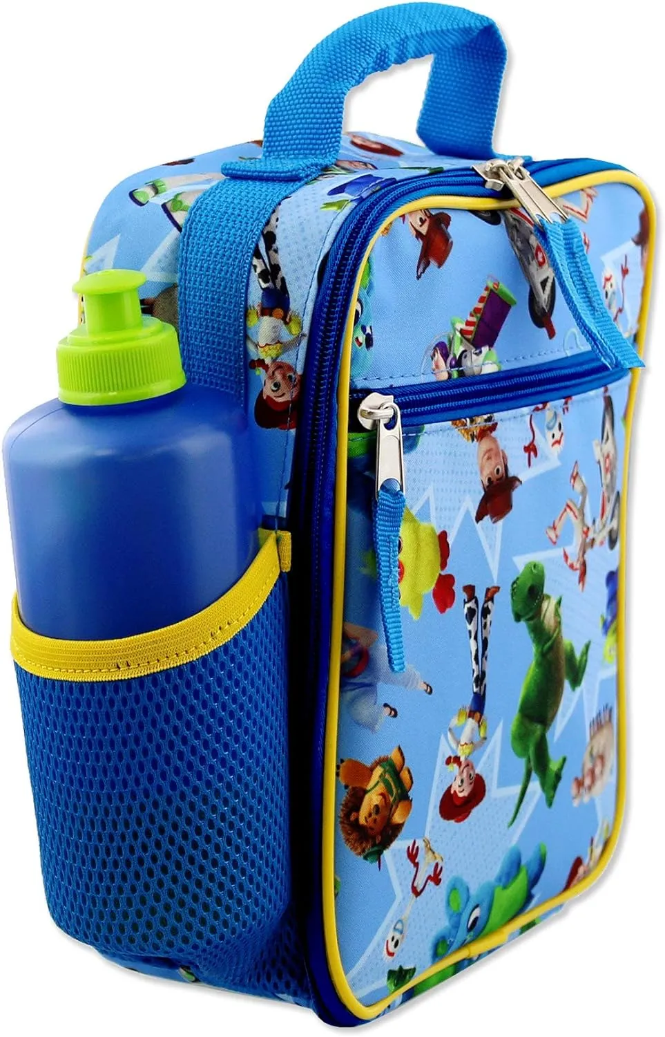 Disney Toy Story 4 Boy's Girl's Soft Insulated School Lunch Box (One Size, Blue)