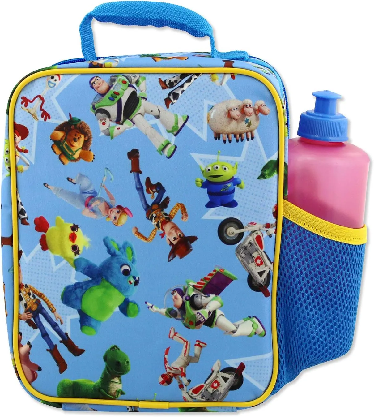 Disney Toy Story 4 Boy's Girl's Soft Insulated School Lunch Box (One Size, Blue)