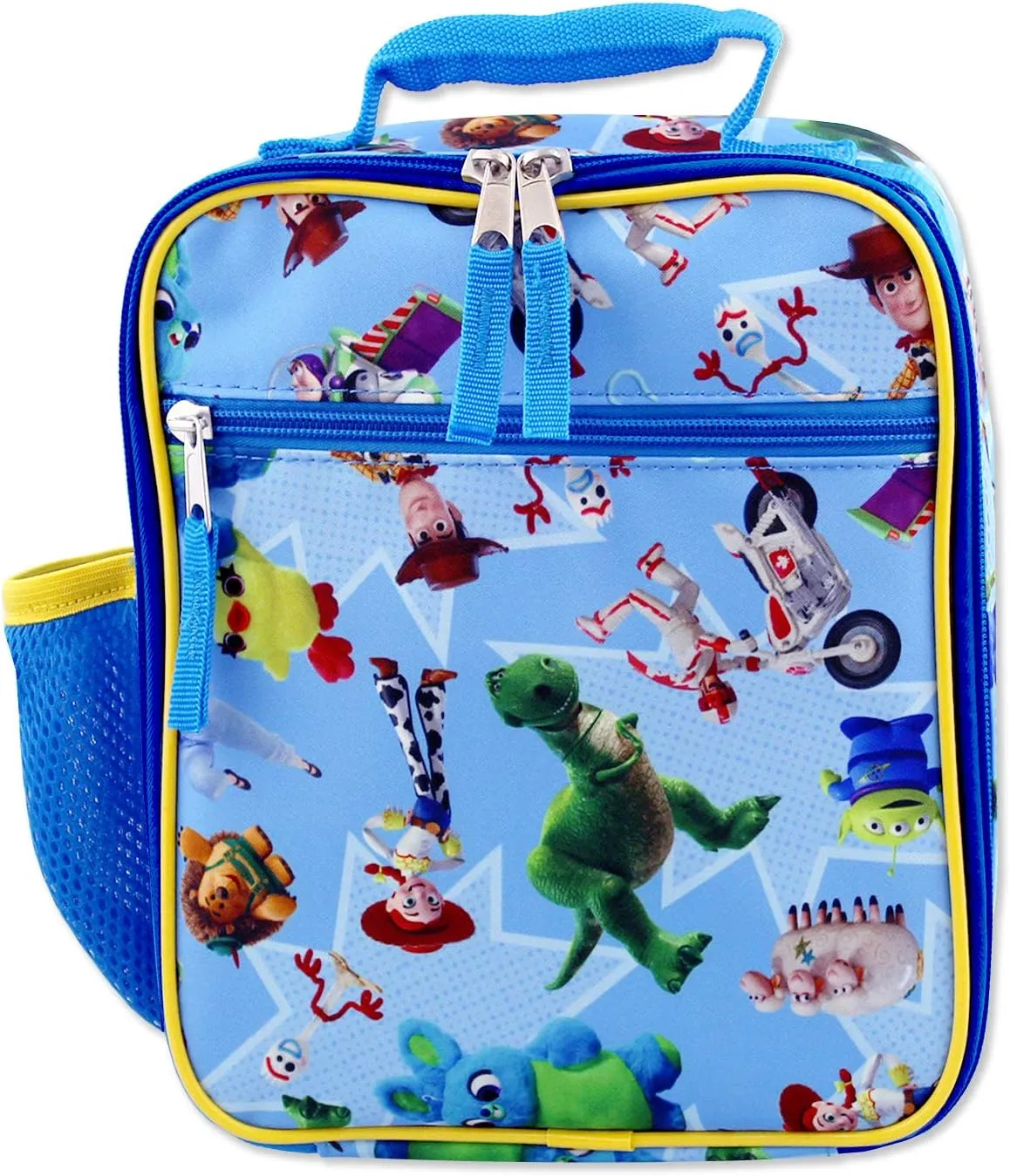 Disney Toy Story 4 Boy's Girl's Soft Insulated School Lunch Box (One Size, Blue)