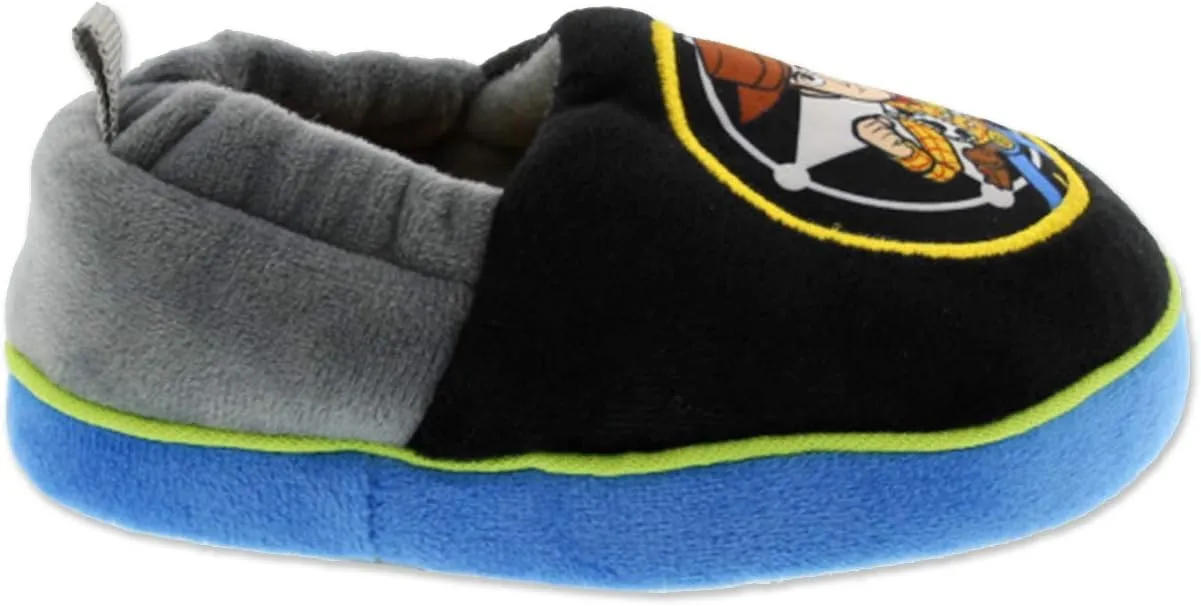 Disney Toy Story Woody Buzz Boys Toddler A-Line Slippers