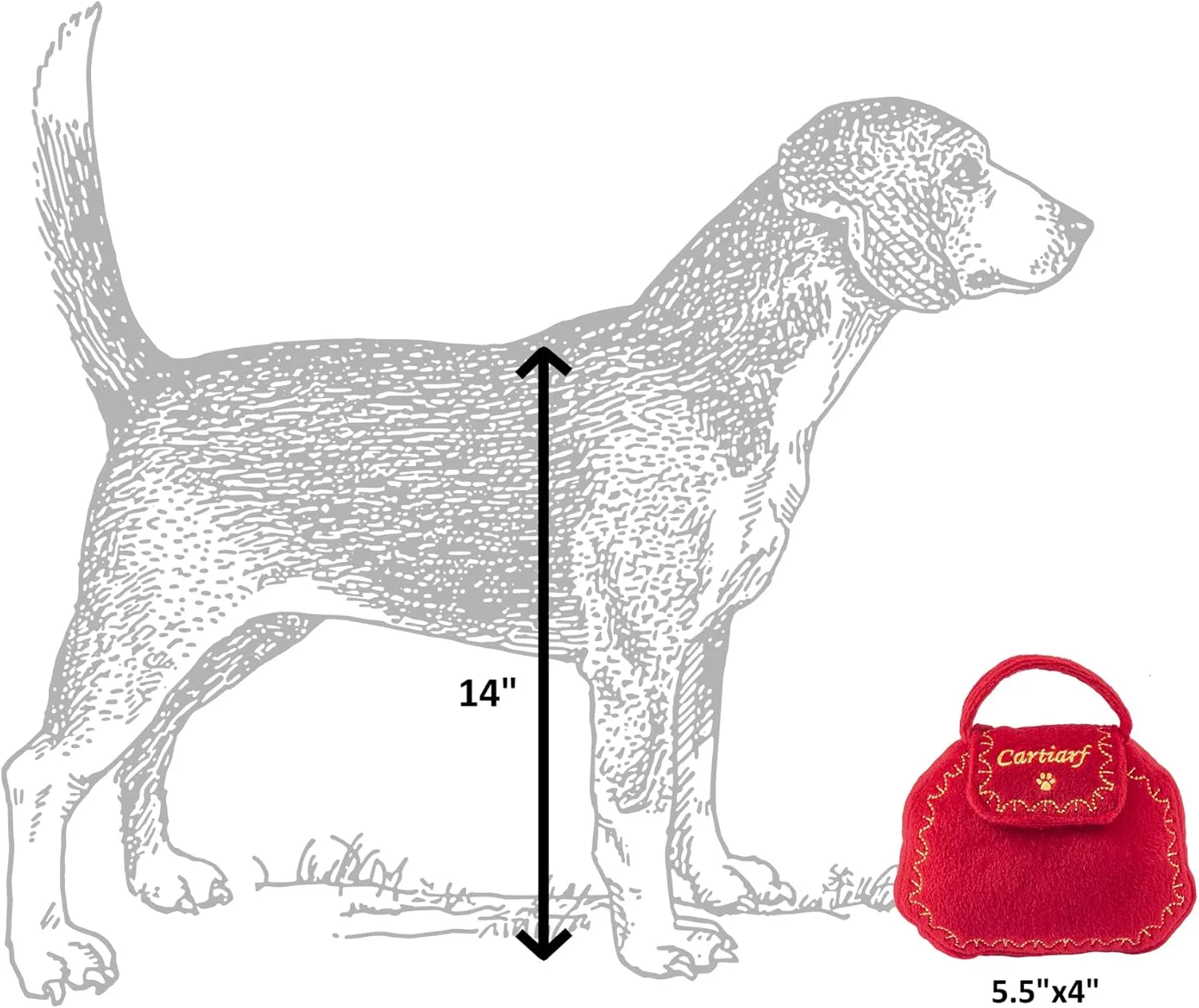 Dog Diggin Designs Runway Pup Collection | Unique Squeaky Parody Plush Dog Toys – Haute Couture Purses & Handbags