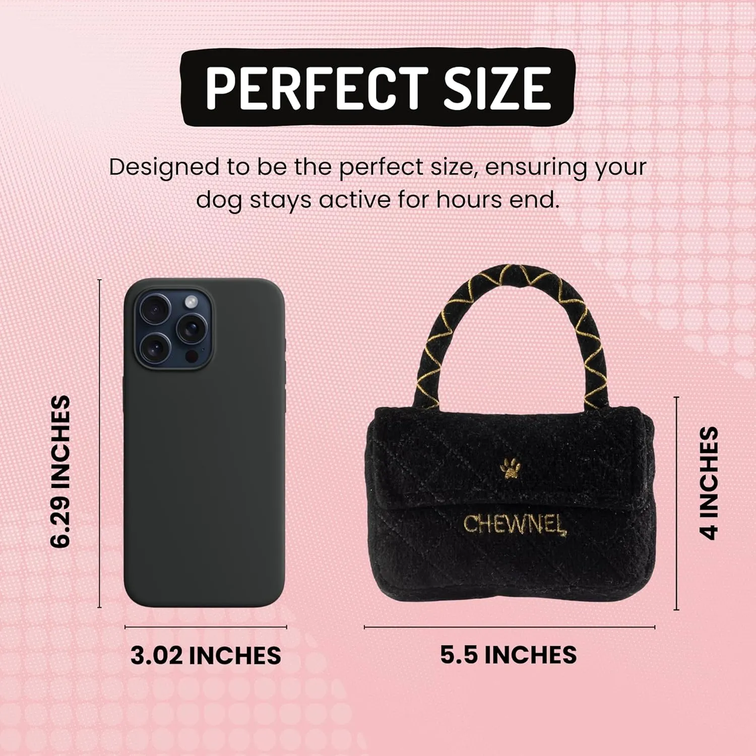 Dog Diggin Designs Runway Pup Collection | Unique Squeaky Parody Plush Dog Toys – Haute Couture Purses & Handbags