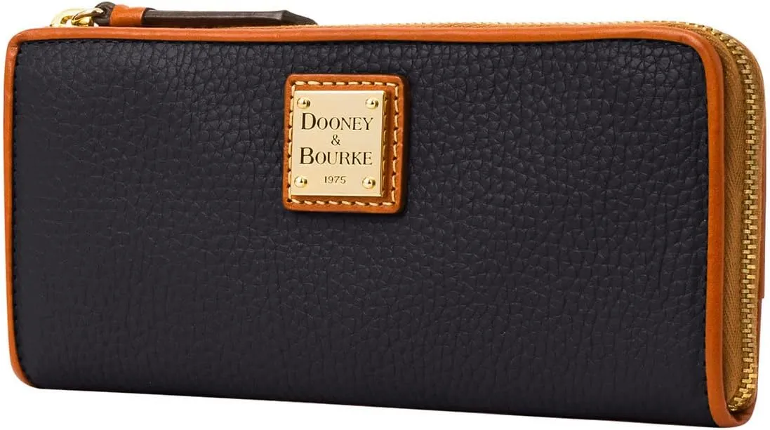Dooney & Bourke Handbag, Pebble Grain Zip Clutch Wallet