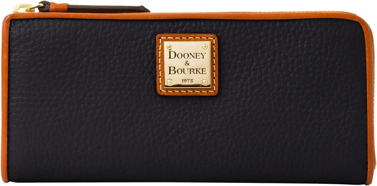 Dooney & Bourke Handbag, Pebble Grain Zip Clutch Wallet