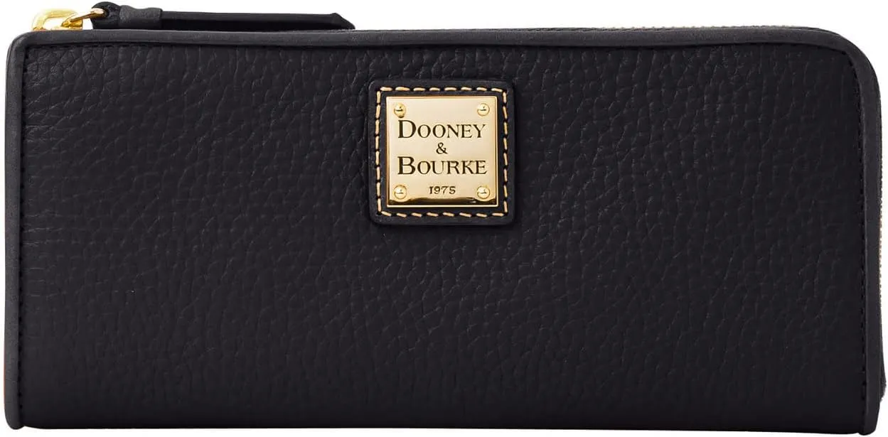 Dooney & Bourke Handbag, Pebble Grain Zip Clutch Wallet