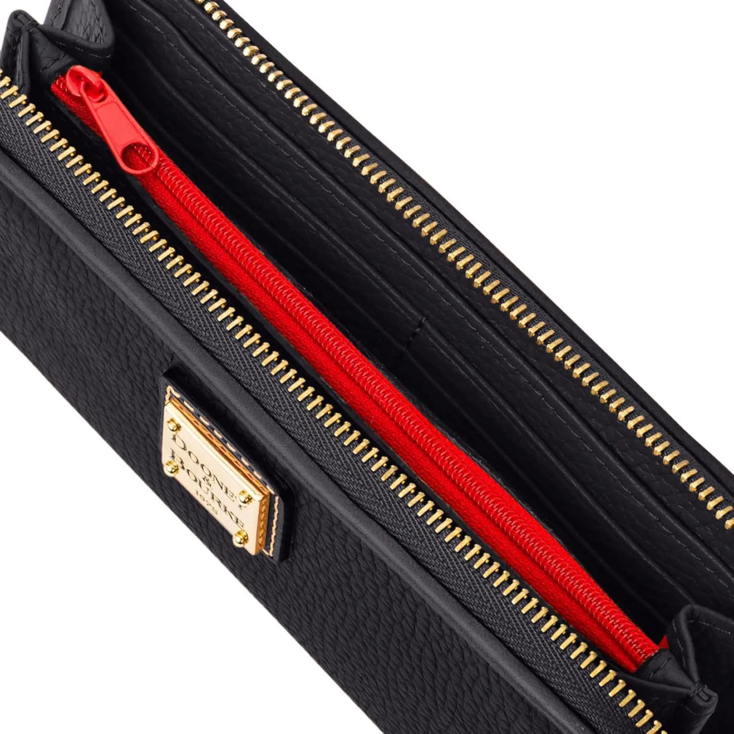 Dooney & Bourke Handbag, Pebble Grain Zip Clutch Wallet