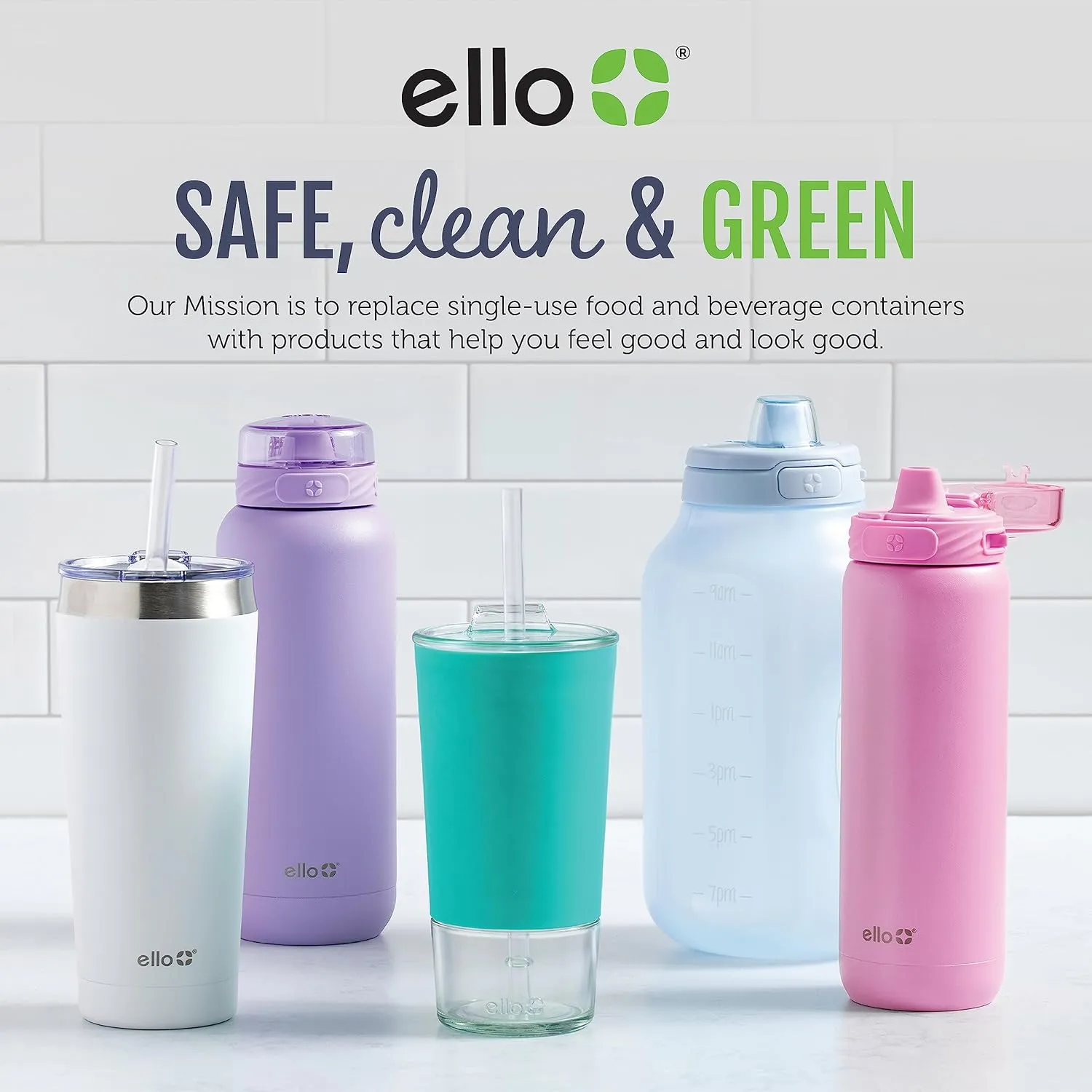 Ello Arabica 14oz Vacuum Insulated Stainless Steel Powder Coat Coffee Travel Mug with Leak-Proof Slider Lid, Keeps Hot for 5 Hours, Perfect for Coffee or Tea, BPA-Free Tumbler