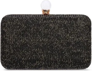 Emprier Straw Clutch Purse for Women Raffia Crossbody Handbags Summer Woven Purses Envelope Handbag