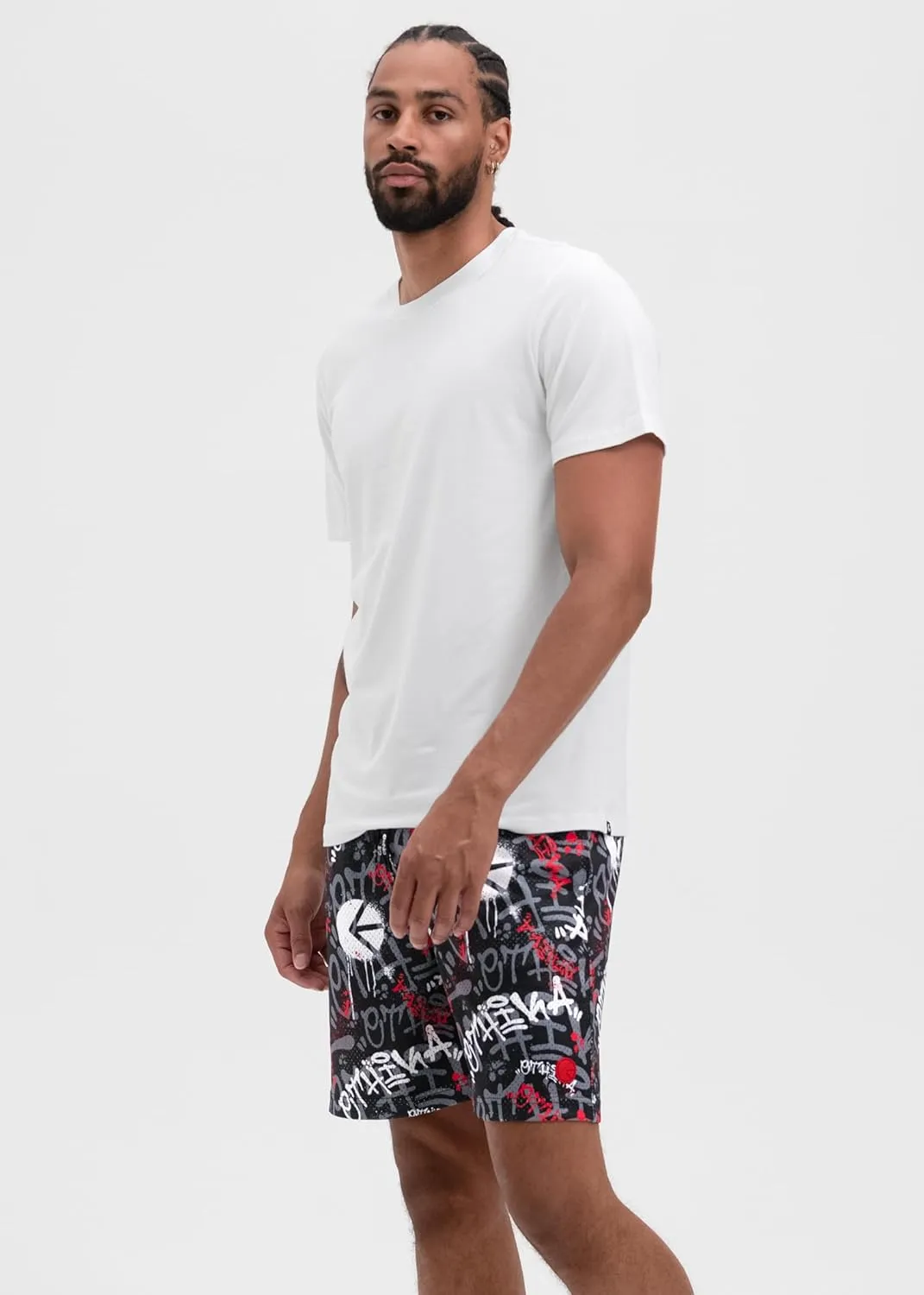 Ethika Mens Long Basketball Short | Fat Cap