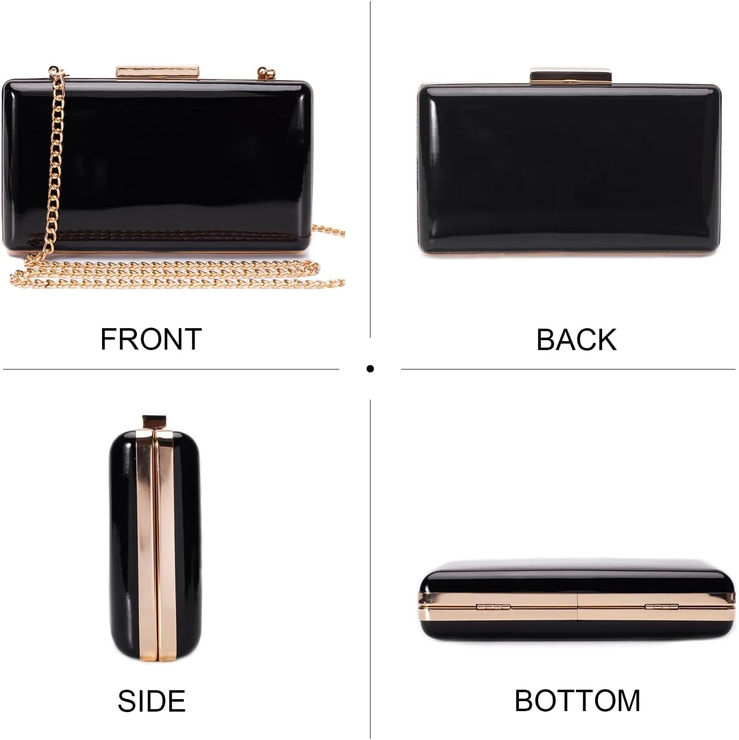 Evening Purse - Small Clutch Purses for Women Wedding and Party, Women's Formal Evening Bag