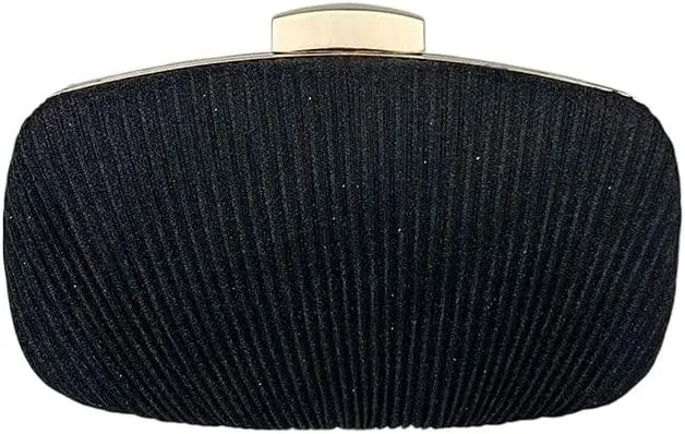 Fabric Art Pleated Clutch Purses European American Evening Bag