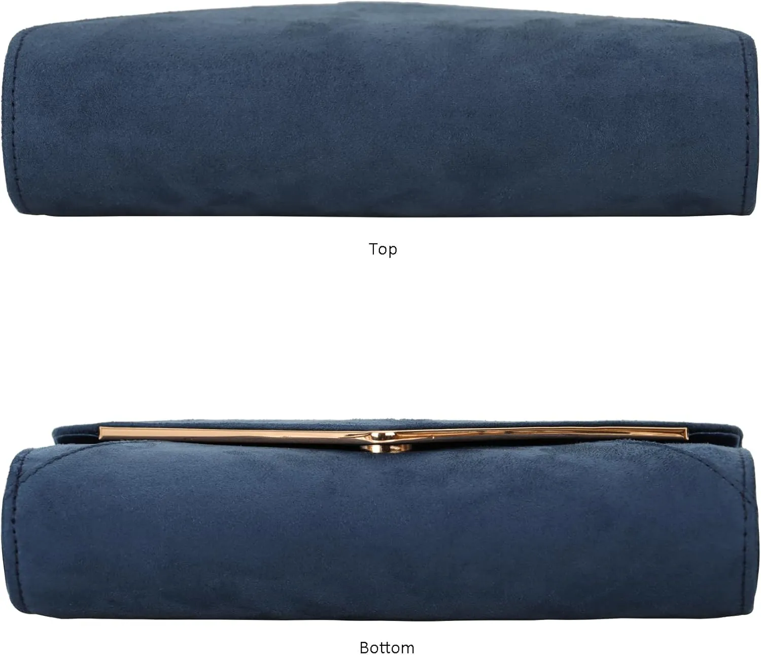 Faux Suede Women Evening Bag Foldover Clutch Purse Cocktail Prom Party Formal Envelope Handbag