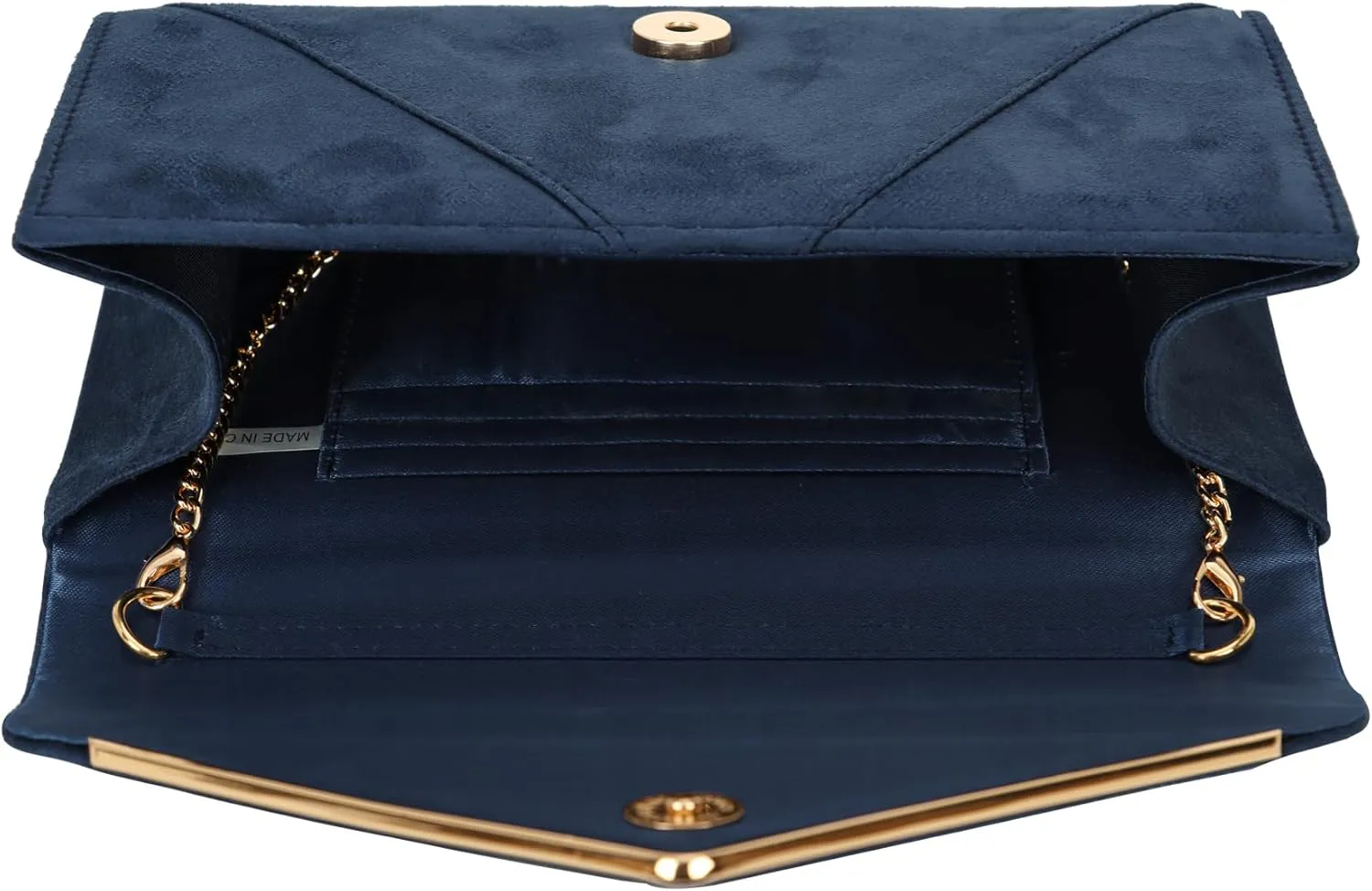 Faux Suede Women Evening Bag Foldover Clutch Purse Cocktail Prom Party Formal Envelope Handbag