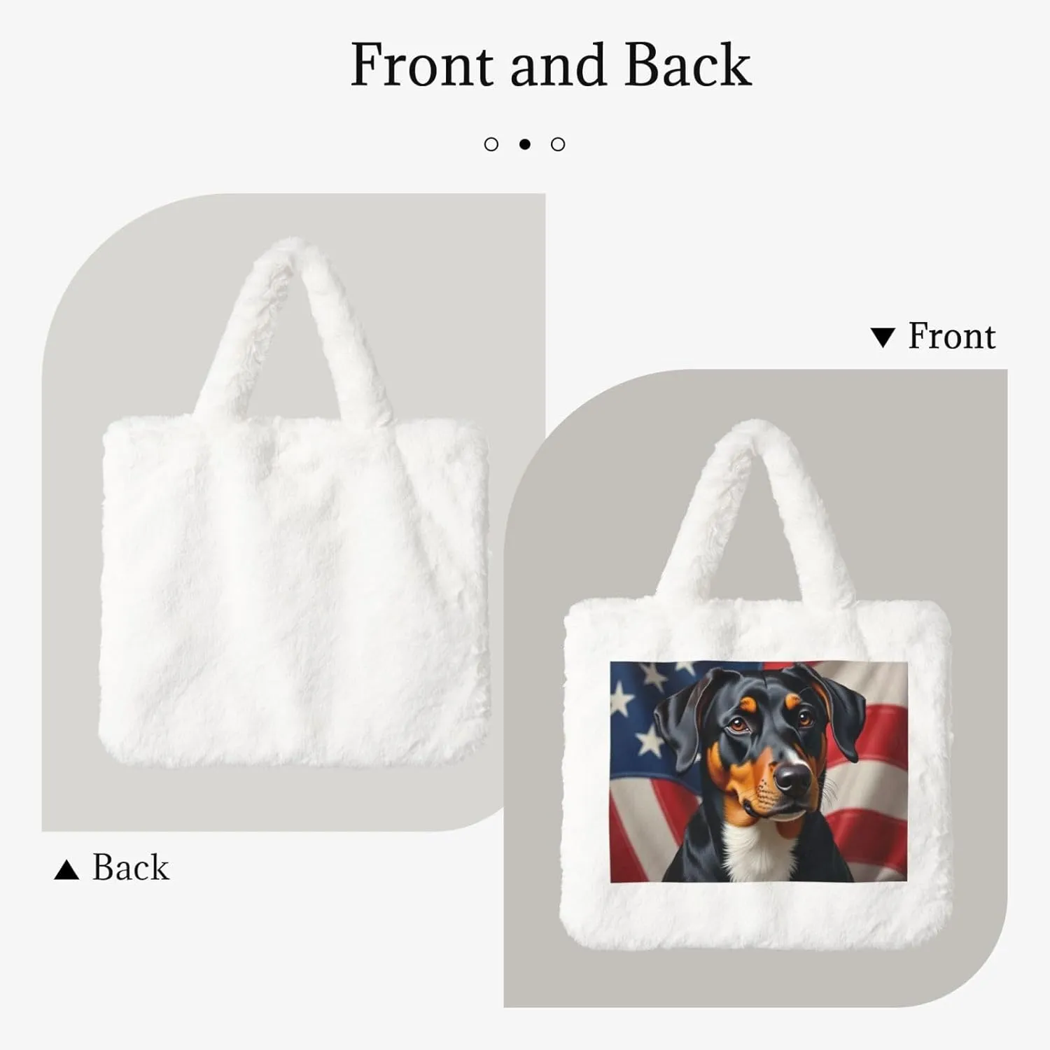 Fluffy Tote Bag for Women Plush Shoulder Purses Ladies Faux Fur Bag Top Handle Satchel Handbag Fall Winter